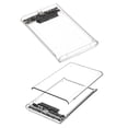 thumbnail image 3 of Caso de Disco Duro Duro de 2.5 Pulgadas Tipo-C Transparente HDD HDD Transmisión de Alta Velocidad Instalación Fácil para 2,5 Pulgadas HDD/SSD No Inclubte, 3 of 6