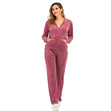 Facitisu Track Suits for Women Set Sweatsuits 2 Piece Tracksuit