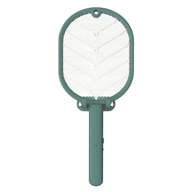 Matamoscas eléctrico de 2700 voltios recargable de mano para insectos raqueta mosquito