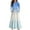 #A08-Light Blue, variant on XADYUY Girls Maxi Dresses 10-12 Casual A-Line Long Sleeve Maxi Dress Solid Color Crew Neck Sundresses Tiered Dresses with Pockets,Mint Green