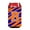 Blue Orange, variant on Carolines Treasures CJ1026-BCC Letter B Initial Monogram - Tiger Stripe - Black Gold Can Or Bottle Hugger