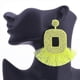 thumbnail image 3 of Pendientes colgantes con borlas de moda para mujer, pendientes de cuentas hechos a mano para boda, E1141 verde AB, 3 of 5