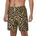 thumbnail image 2 of Balery Leopard Print Mens Swim Trunks Swim Shorts for Men Quick Dry Inseam Beach Shorts with Compression Liner Pocket-Large, 2 of 9