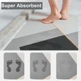 thumbnail image 2 of Alfombra De Baño Absorbente Antideslizante Alfombra De Baño Microfibra De Diatomita Alfombra De Baño Suave De Secado Rápido Gris 40 × 60 Cm, 2 of 5