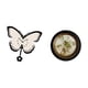 thumbnail image 5 of Reloj Decorativo Acrílico Con Relieve De Mariposa Y Marco De Resina Ornamentado Para Oficina, Comedor, Habitación Infantil, Dormitorio, Decoración Retro Del Hogar., 5 of 8