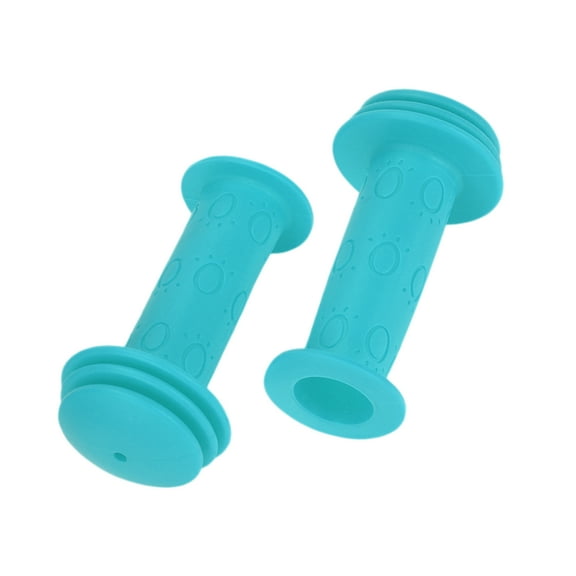 Unique Bargains Bike Handlebar Grips Covers 95mm Long Lightweight Bicycle End Grips Protector Blue 1 Pair