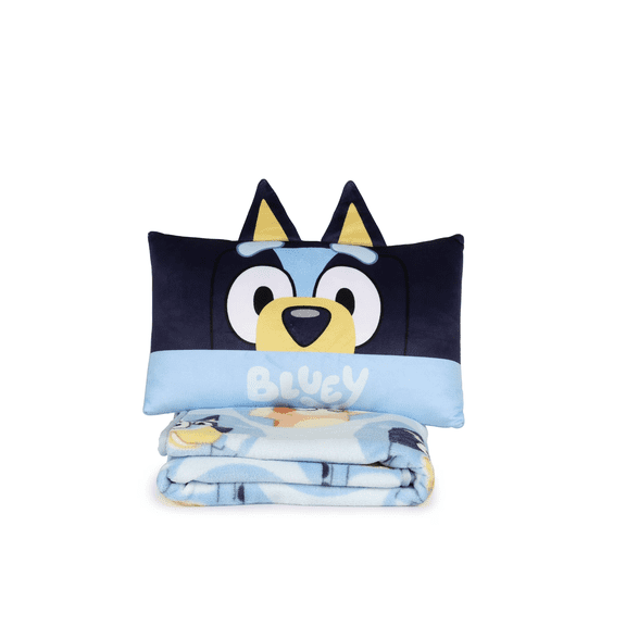bluey Pillow and Throw Blanket Set