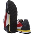 thumbnail image 4 of Guess Genova Men's Lace Up Mesh Sneaker In White Navy Red Size 10.5, 4 of 6