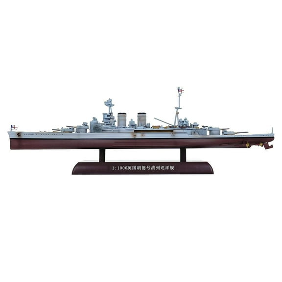 GUYUTING United Kingdom HMS Hood Ship Replica for Desktop Decor Quality Alloy & PC Construction