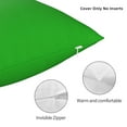 thumbnail image 4 of Rateoe Green Pattern Throw Pillow Cover Premium Pillow Stuffer Sham Square for Decorative Cushion Bed Couch Sofa(Pillow insert not included), 4 of 8