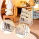 thumbnail image 5 of Expositor de revistas para casas de muñecas a escala 1:12 para maquetas de trenes en miniatura blanco, 5 of 9