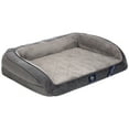 Serta Ortho Couch Dog Bed, Quilted Gel Memory Foam, Large