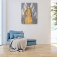 thumbnail image 2 of Cuadro Decorativo - Ángel de oro y plata Jr  Impresión en canvas, estrechado., 2 of 2