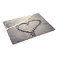 thumbnail image 2 of MKHERT Heart Beach Summer Tropical Ocean Sea Wave Doormat Rug Home Decor Floor Mat Bath Mat 23.6x15.7 inch, 2 of 3