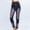 Black, variant on Babysbule Women High Waist Casual Long Pants Fashion Women's Stripe Print Imitation Denim Leggings Elastic Slim Hip Ninth Pants