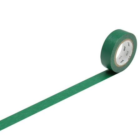 MT Solids Washi Paper Masking Tape [Produced in Japan]: 3/5 in. x 23 ft. (Peacock)