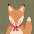 thumbnail image 2 of Marrott, Stephanie 15x15 White Modern Wood Framed Museum Art Print Titled - Woodland Fox, 2 of 4