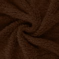 thumbnail image 6 of Fengactive Womens Collared Fleece Robe Textured Lapel Tie Waist Patch Pockets Short Loungewear, 6 of 6