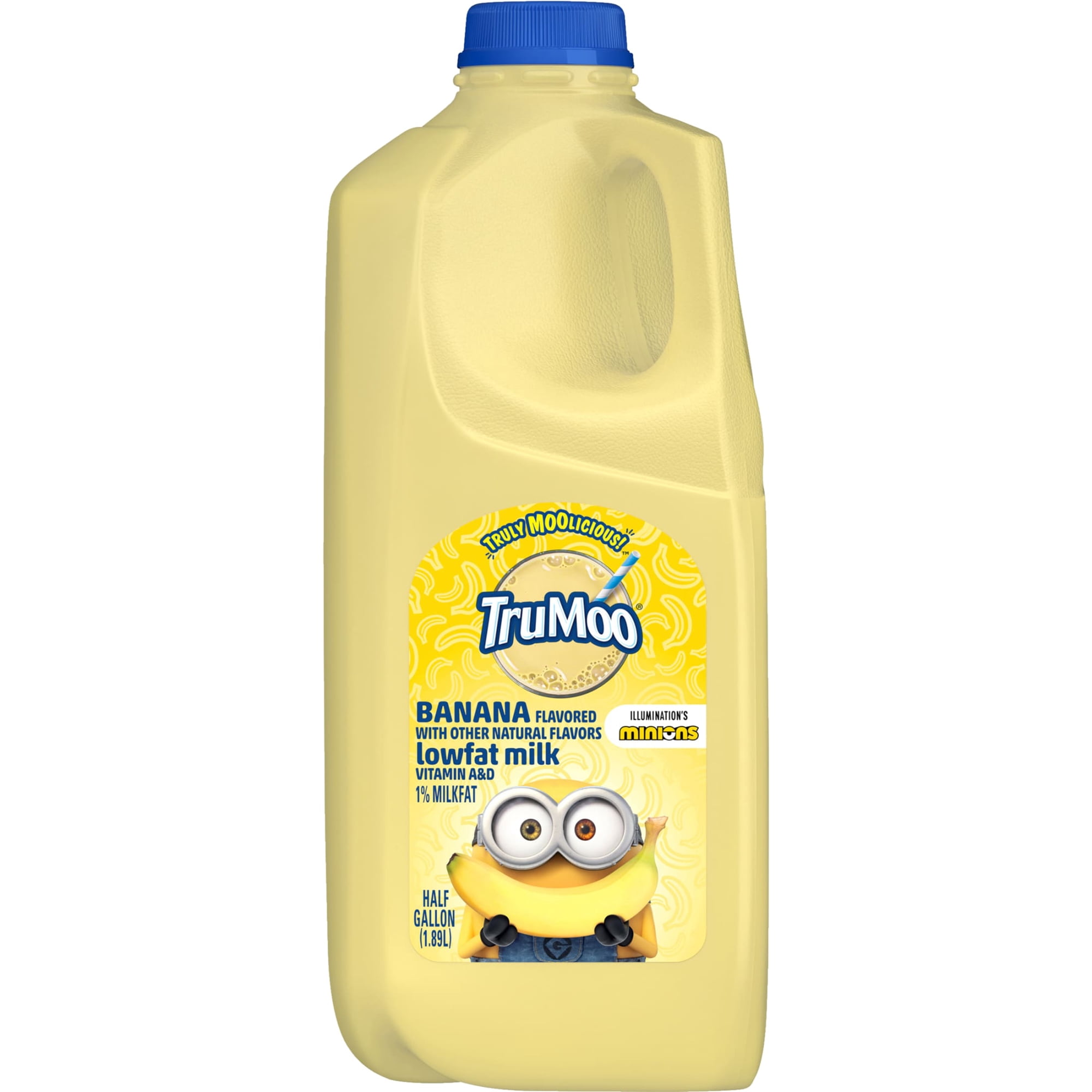 TruMoo Minions Banana 1% Lowfat Milk, Half Gallon