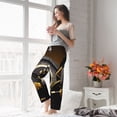 thumbnail image 5 of Cauagu Casino Cards Pajama Pants for Women Loose Fit Wide Leg Trouser Pants Casual Elastic Waist Drawstring Lounge Pants, 5 of 6