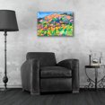 thumbnail image 4 of Epic Art 'Poppy Hills' by Carissa Luminess, Acrylic Glass Wall Art, 24"x16", 4 of 8