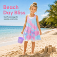 thumbnail image 6 of Girls Swim Cover Up for Swimwear Knit Kids Summer Beach Bathing Suit Coverup Cami Dress for Size 4-7Y, 6 of 7