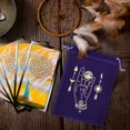 thumbnail image 3 of Home Textile Storage Modern Tarot Card Pouch for Organizing Divination Accessories and Small Items – Universal Home Textile Storage Solution with Flannel Drawstring Bag, 3 of 3