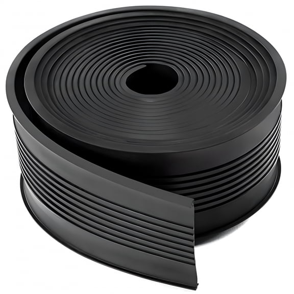 ICERUN Universal Vinyl Garage Door Bottom Seal Replacement Weatherproof Buffering Rubber Strip Garage Door Seal Strip