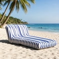 thumbnail image 4 of Striped Inflatable Pool Chair – Floating Lounge for Summer Relaxation, 4 of 7