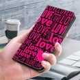 thumbnail image 7 of Leather For Samsung Galaxy A57 5G Wallet Case Crystal Material Painted Pattern, Wallet For Women Men Card Holder Magnetic Clasp Kickstand Folio Case,Color-1,For Galaxy A57 5G, 7 of 7