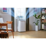 LG New 14,000 BTU 450 Sq Ft Smart Wi-Fi Enabled Dual Inverter Portable Air Conditioner, White