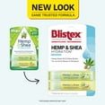 thumbnail image 2 of Blistex Hemp & Shea Hydration Lip Balm – With Hemp Seed Oil & Shea Butter – 2 count, 0.15oz Each, 2 of 7