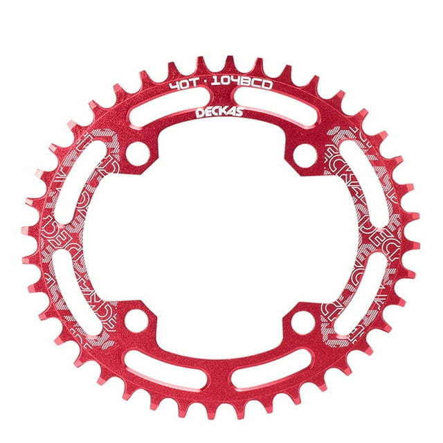 CAROOTU Chainring Narrow Wide Tooth Ultralight Aluminum Alloy Single Chainring Chainwheel For Bike Bicycle
