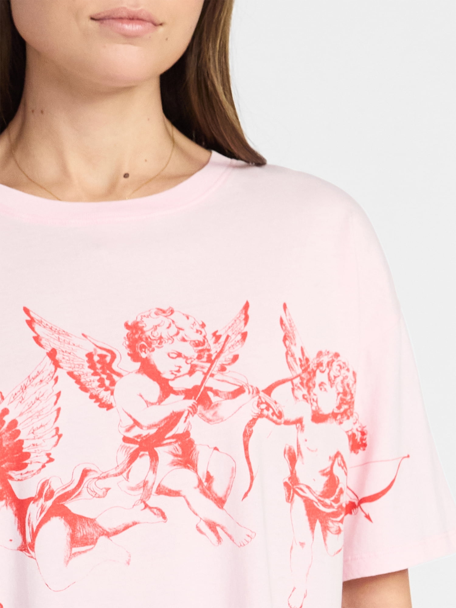 Valentine's Day Women's Cupid Cluster Graphic Tee from Way to Celebrate, Sizes S-XXXL