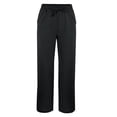 thumbnail image 4 of Pantalones casuales de lino para mujer: cintura alta con bolsillos laterales, pantalones largos para primavera/verano, 4 of 4