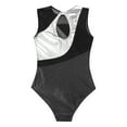 thumbnail image 4 of YiZYiF Kids Girls Gymnastics Outfit Sleeveless Dance Sports Leotard Athletic Biketard,Sizes 6-16, 4 of 6