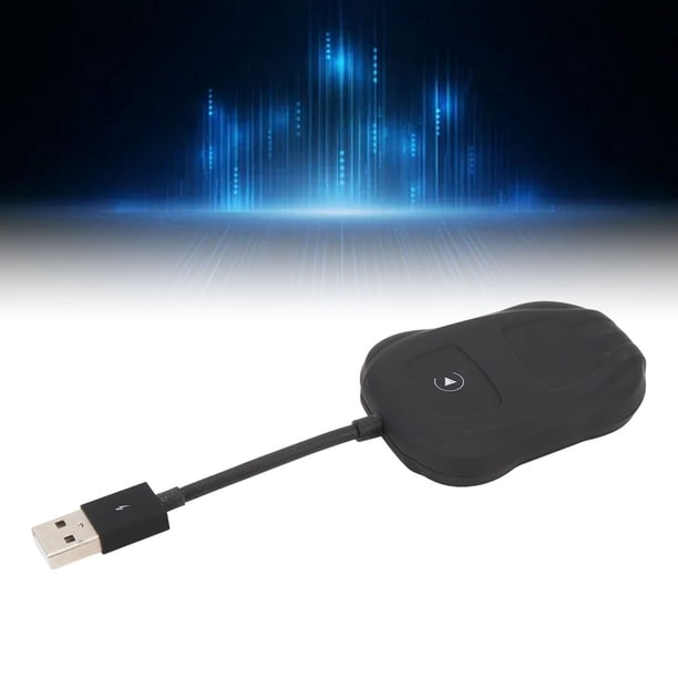 Adaptador Inalámbrico CarPlay, Conversión De Cable A Inalámbrico, Auto CarPlay Dongle, WiFi De 2,4 GHz 5 GHz, BT 5.0, USB, Tipo C, Plug Play Para IOS 6+, 11+