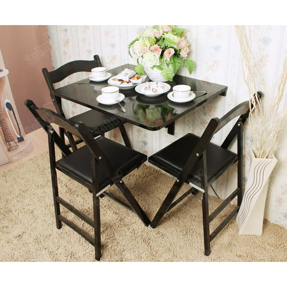 Haotian Folding Wall-mounted Drop-leaf Table, Dining Table ...