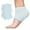 Gray, variant on ZenToes Moisturizing Heel Socks for Dry, Cracked Heels & Overnight Comfort,Regular, Fuzzy, Blue, 2 Pair