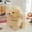 Bow Style, variant on Soft Plush Puppy Dog Stuffed Animal, Ultra Fluffy Faux Fur Dog Plush with Decorative Hat & Bib, Cozy Comfort Pillow Doll for Bed Sofa Home Decor Gift