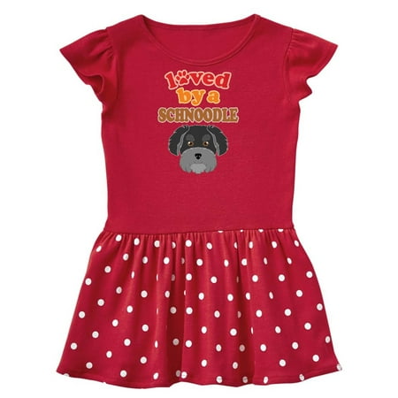 

Inktastic Schnoodle Dog Lover Gift Gift Toddler Girl Dress