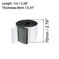 thumbnail image 2 of Uxcell Foam Insulation Tape Self Adhesive 3.28 Feet 2.76" x 0.31" Weather Stripping Door Seal Strip for Doors and Window, 2 of 4