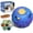 Blue, variant on 5-in-1 Frozen Enrichment Toys,Interactive Toys with DIY Freezable Fillable Mold, Rubber,Dishwasher Safe(Small)