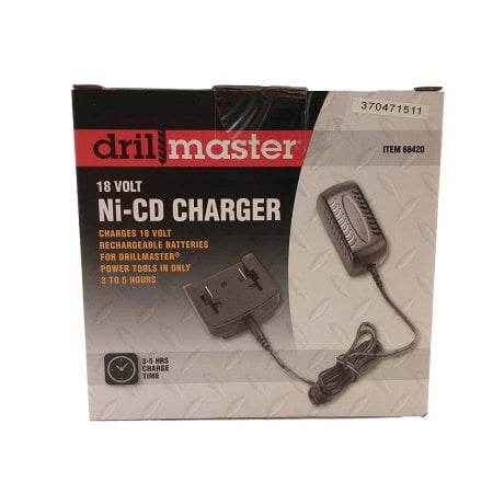 68420 18 Volt Nicd Battery Charger For Cordless Tools 68413 By Drillmaster Walmart Com Walmart Com