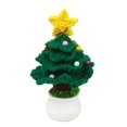 thumbnail image 2 of Lefu Handmade Crochet Christmas Tree Finished Hand Knitted Xmas Tree Ornaments, 2 of 10