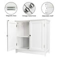 thumbnail image 5 of Pedestal Under Sink Storage Bathroom Vanity with 2 Doors Bathroom Cabinet Space, 5 of 10
