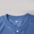 thumbnail image 3 of EGNMCR T-Shirt de Loisirs à Manches Courtes et Col Rond pour Garçon, Couleur Unie, 3 of 4