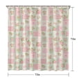 thumbnail image 5 of Pioneer Flower Floral Print Pattern Shower Curtain 72"x72", Bathroom Decorative Shower Curtain Set with 12 Hooks, Waterproof Washable, 5 of 6