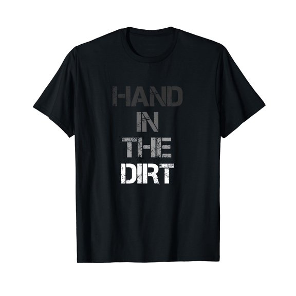 Football Lineman Shirts For Men Gloves Hand In The Dirt Tees