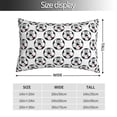 thumbnail image 2 of Kdxio Cotton Pillow Cases 16"x24" Pillowcases,Soft and Breathable Bedroom Pillow Cases-Happy Football, 2 of 8